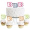 Big Dot of Happiness 18th Birthday - Cheerful Happy Birthday - Dessert Cupcake Toppers - Eighteenth Birthday Party Clear Treat Picks - Set of 24